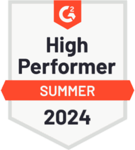 G2 High Performer Summer 2024
